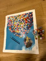 Malen nach Zahlen Haus Ballon Fast Fertig!!! Nordrhein-Westfalen - Brühl Vorschau