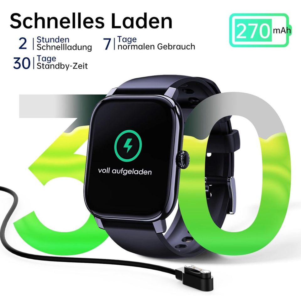 Smartwatch Herren Uhr mit Telefonfunktion in Sayda