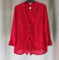 Twin Set Top mit Bluse Gr. 44 rot mit Perlen Niedersachsen - Horneburg Vorschau