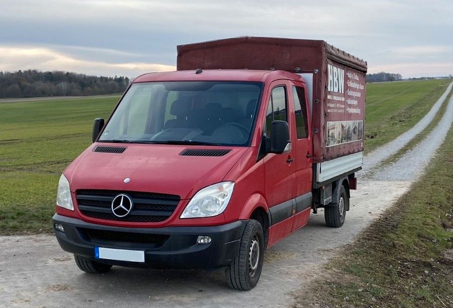 Mercedes Benz Sprinter 316; Ladefläche Spriegel; Doka; 3,5t Anh. in Crailsheim