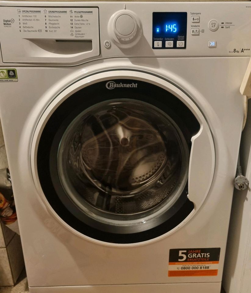 Bauknecht Frontlader-Waschmaschine:8 kg-WA Soft 8F41 zu verkaufen in Bilshausen