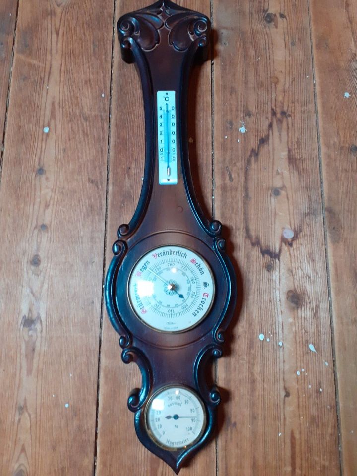 Wandbarometer Hygrometer und Thermometer Firma Fischer in Bautzen