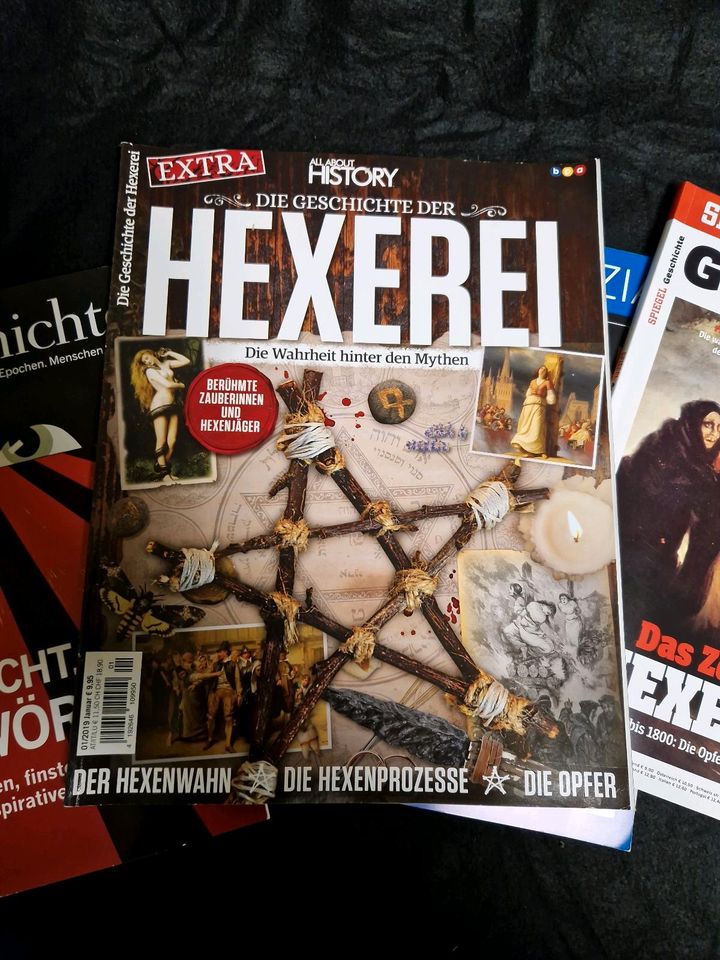 4 x Zeitschrift/Magazine Thema "Hexen, Hexerei und Verfolgung" in Ilmenau