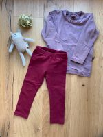 Handmade Set Leggings Pulli Shirt weinrot altrosa Gr. 92/98 Sachsen - Radebeul Vorschau