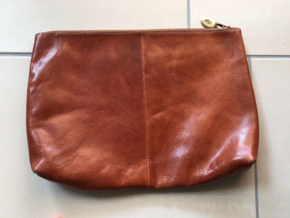 Edle Ledertasche braun von Paolo Masi, sehr guter Zustand in Bremen