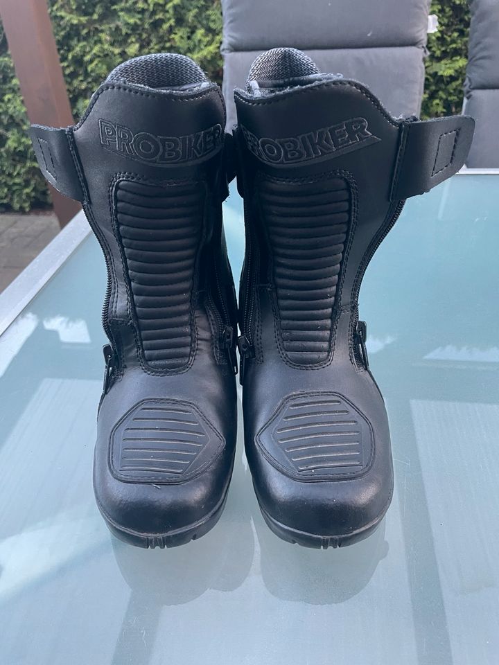 Motorrad Stiefel Größe 39 Leder in Bernau