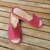 Echt Leder Wildleder Sandalen Slipper 38 pink Sachsen-Anhalt - Zahna-Elster Vorschau