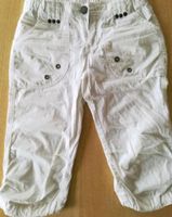 Mädchen Bermuda Shorts, Capri Hose, Gr. 140, weiß, crash one Baden-Württemberg - Sigmaringen Vorschau