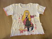 Hannah Montana T-Shirt Gr. 134 weiß bauchfrei Sachsen-Anhalt - Magdeburg Vorschau