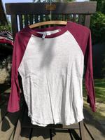 Divided H&M Shirt rot grau T-Shirt S Größe S 3/4 Arm Brandenburg - Neuenhagen Vorschau
