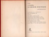 The Astounding Science Fiction Anthology,1952.Asimov,DeCamp,... Niedersachsen - Wolfsburg Vorschau