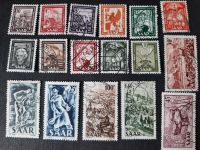 Briefmarken BRD SAAR 1949-1951, komplett 17 Werte, gest Borsdorf - Zweenfurth Vorschau