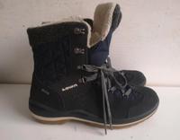 Damen Winter Schuhe Boots LOWA CALCETA II GTX Gr 40 blau Leder Me Duisburg - Rheinhausen Vorschau