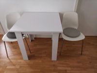 Esstisch weiß 80cm quadratisch platzsparendes Esszimmer München - Au-Haidhausen Vorschau