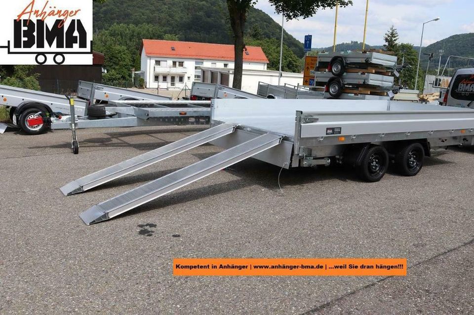 Hapert Dreiseitenkipper Anhänger Cobalt Ferro 4x2m 3,5t VOLLAUSST in Tannheim