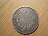 Frankreich 5 Francs 1849 A Münze, Paris, VZ, Silber Brandenburg - Lenzen (Elbe) Vorschau