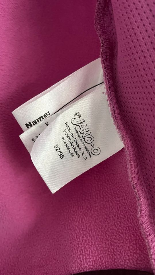 Jako-o Softshell-Jacke hibiskus pink Schmetterlinge 92 98 in Recklinghausen