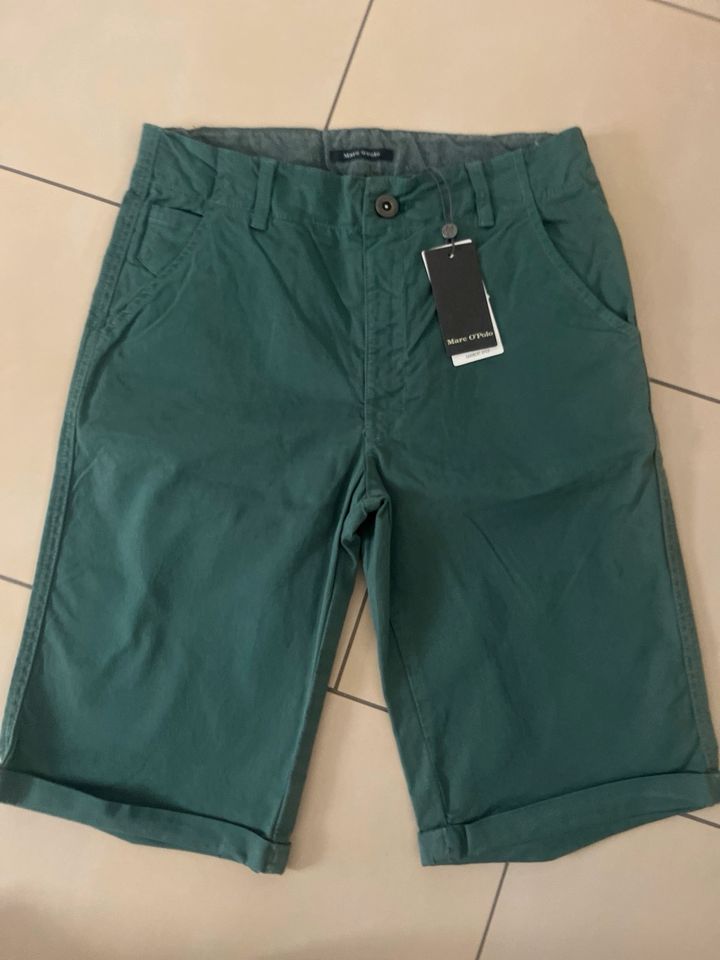 Marc O‘Polo Shorts grün , Größe 158, neu mit Etikett in Weißenborn Erzgebirge