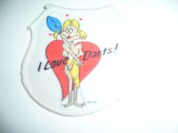 Aufnäher "I love Darts", 6 x 5 cm, unbenutzt Häfen - Bremerhaven Vorschau