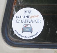 IFA Trabant / Trabi DDR Auto Werbung Aufkleber KAT 2T-Katalysator Berlin - Spandau Vorschau