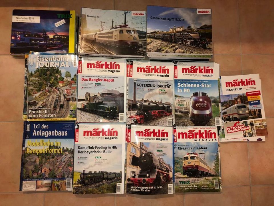 Märklinmagazine, Modellbahnzeitschriften und -Kataloge Konvolut in Attendorn