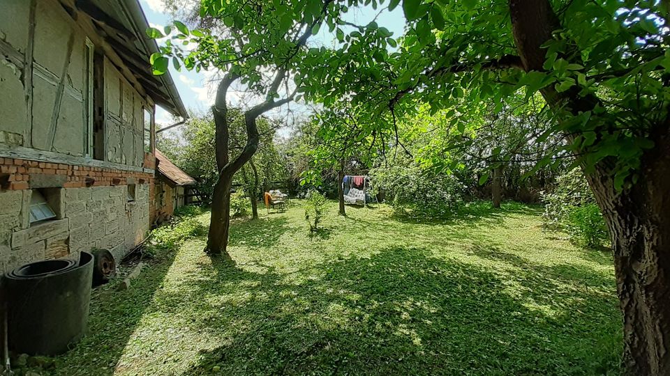 Landhaus mit grossem Garten, Scheune, Wiese und Bauland in Bad Colberg-Heldburg