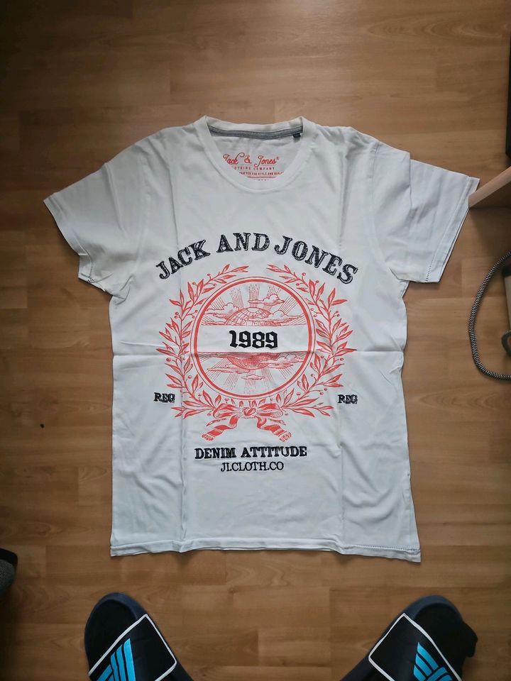 Jack & Jones Shirt / Jack Jones T-shirt Original Herren /  Gr. L in Brühl