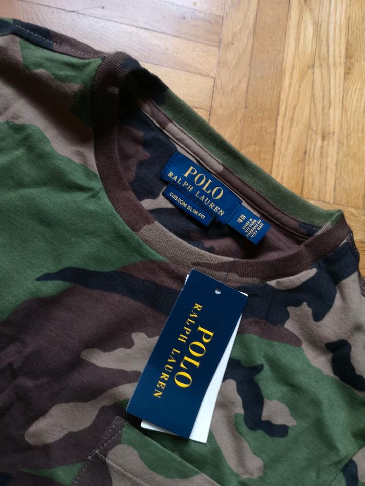 Ralph Lauren T-Shirt Gr. XS NEU Camouflage in Ennepetal