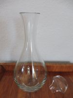 Wasserkaraffe Dekanter Glasdekanter Weinkaraffe 1,2 L Glasstöpsel Niedersachsen - Hann. Münden Vorschau