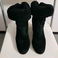 UGG damen Lammfell Stiefel gr.41 schwarz, Wildleder West - Unterliederbach Vorschau