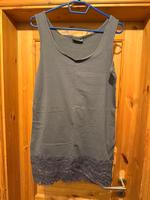 Long Shirt mit Spitze in Anthrazit Rheinland-Pfalz - Kaiserslautern Vorschau
