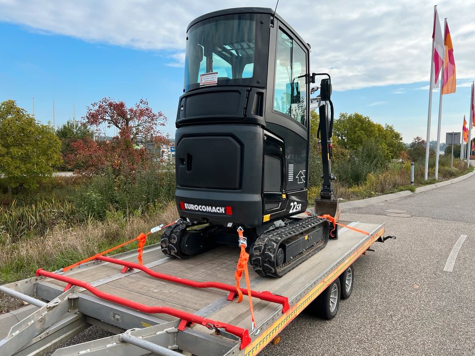 Minibagger Bagger Eurocomach 22 SR black Verstellfahrwerk in Boppard