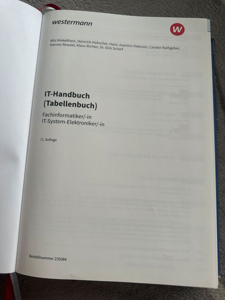 IT Handbuch Fachinformatiker und IT Systemelektroniker in Speyer
