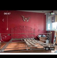 Bett, Doppelbett, Metall 2 m x 1,80 m, sehr stabil, Nordrhein-Westfalen - Oberhausen Vorschau