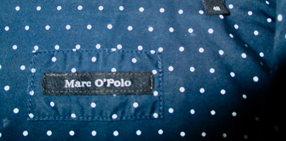 MARC O'POLO Bluse Hemd Hemdbluse Baumwolle blau nw Gr. 40 L 38 M in Berlin