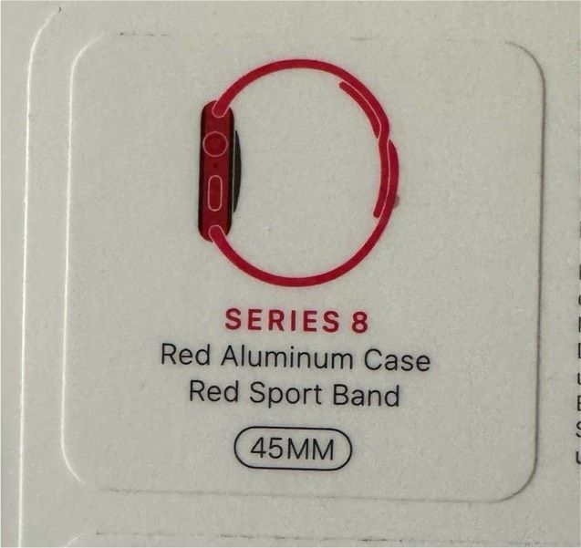 Appel Watch 8  45mm Rot, Neu, Garantie 02/2025 + 1 Neues Armband in Friedrichsdorf