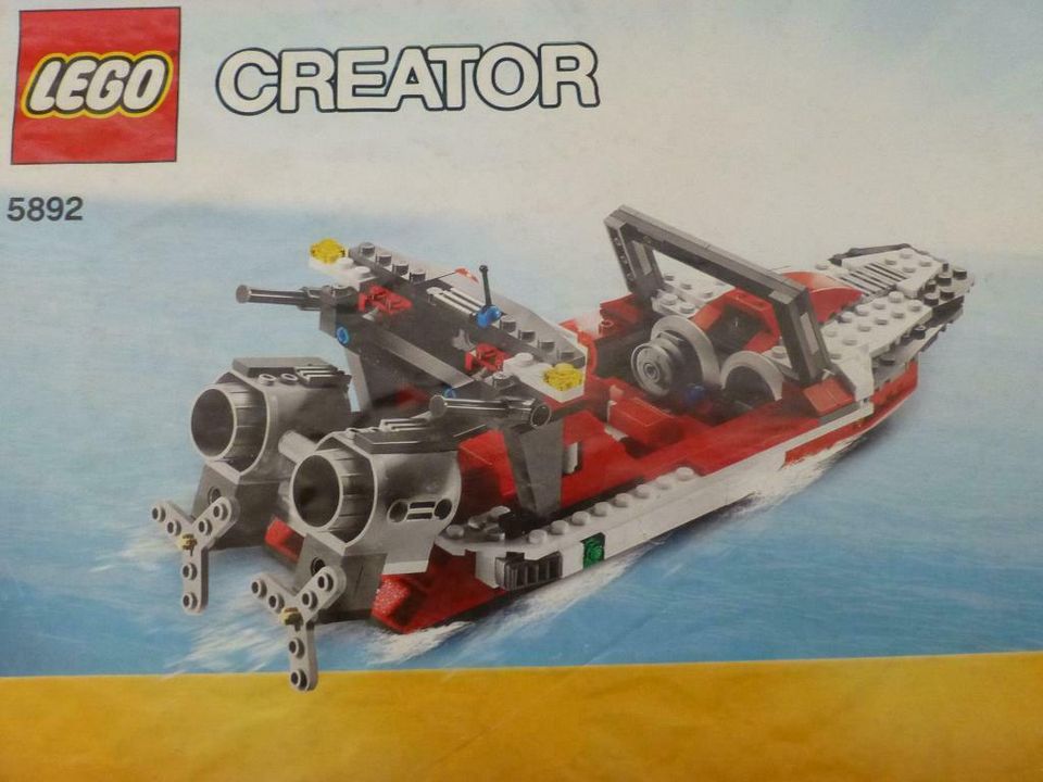 LEGO creator 3in1 5892, Düsen-Jet, Schiff, Propellerflugzeug, in Bodnegg