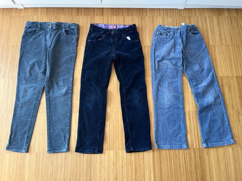 Cordhose Hose Cord Mädchen 128 gtau blau vertbaudet in Kirchheim unter Teck