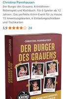 Spiel DER BURGER DES GRAUENS Krimi Rollenspiel Neu Hessen - Ranstadt Vorschau