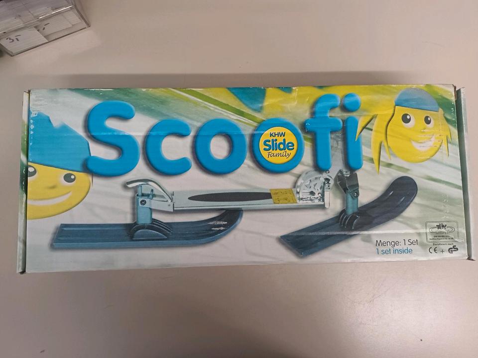 Scoofi Kufen für Scooter, 1 Paar in grau, sauber und heile + OVP in Lübbecke 