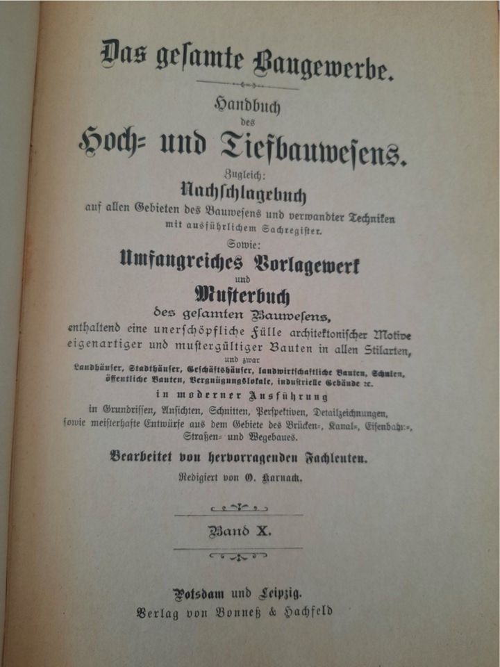 Das gesamte Baugewerbe - Handbuch des Hoch- und Tiefbauwesen in Berlin