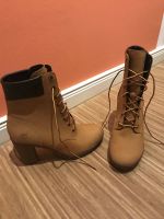 NEUE Timberland braune Stiefeletten Gr. 39,5 mit hohem Absatz Eimsbüttel - Hamburg Niendorf Vorschau