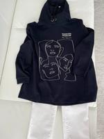 Hoodie Kapuzen-Pullover 44 Xl Comma schwarz Sachsen - Radeberg Vorschau