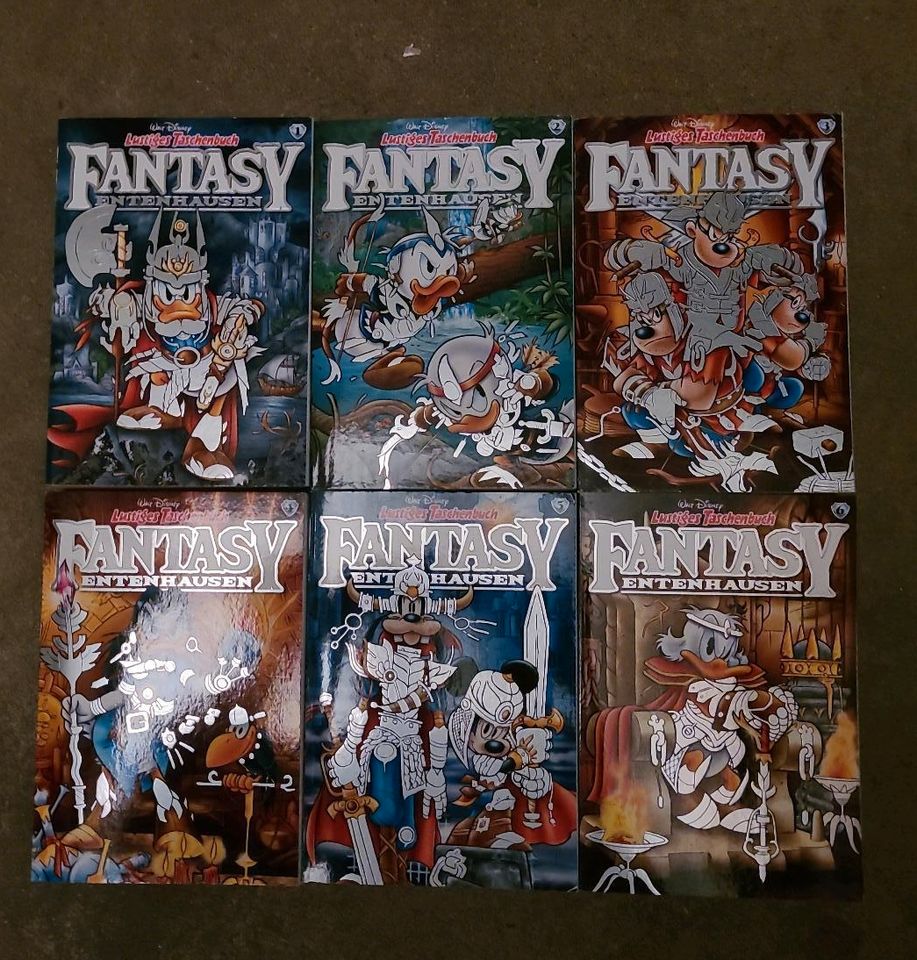 6 x Lustiges Taschenbuch Fantasy Entenhausen 1-6, komplette Staff in Mülheim (Ruhr)