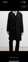 Black coat with mango wool content Saarbrücken - Saarbrücken-Mitte Vorschau