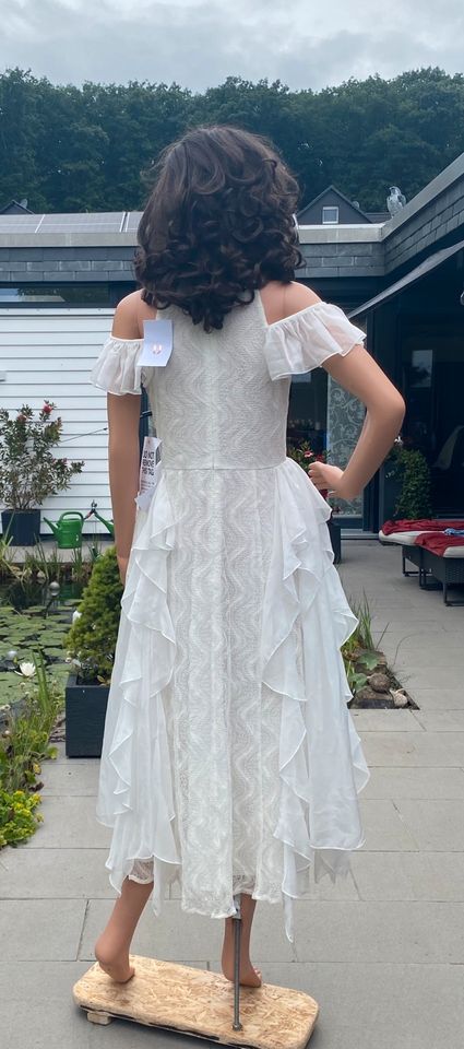 Unique Brautkleid ivory Sommerkleid Abendkleid 38 in Gevelsberg