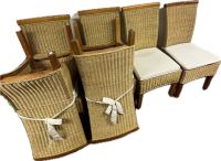 6x Rattan-Stil Esszimmerstühle Rattanstühle Hessen - Biblis Vorschau