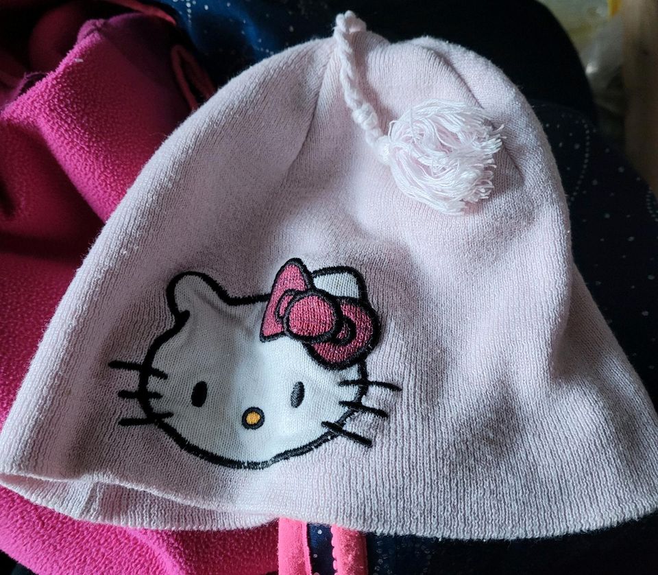 Hello kitty Mütze,  122/128, 6-8 Jahre,  rosa in Recklinghausen