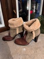 HOGAN Stiefeletten Ankle Boots Lammfell Sheerling Gr. 39 Neuhausen-Nymphenburg - Neuhausen Vorschau