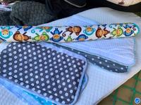 Bezug Bügelbezug Teutonia Emmaljunga Kinderwagen Karo Vichy Dots Schleswig-Holstein - Bredenbek (bei Rendsburg) Vorschau